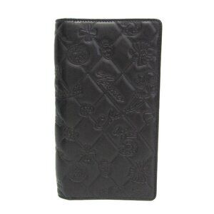 CHANEL Authentic Black Leather Wallet